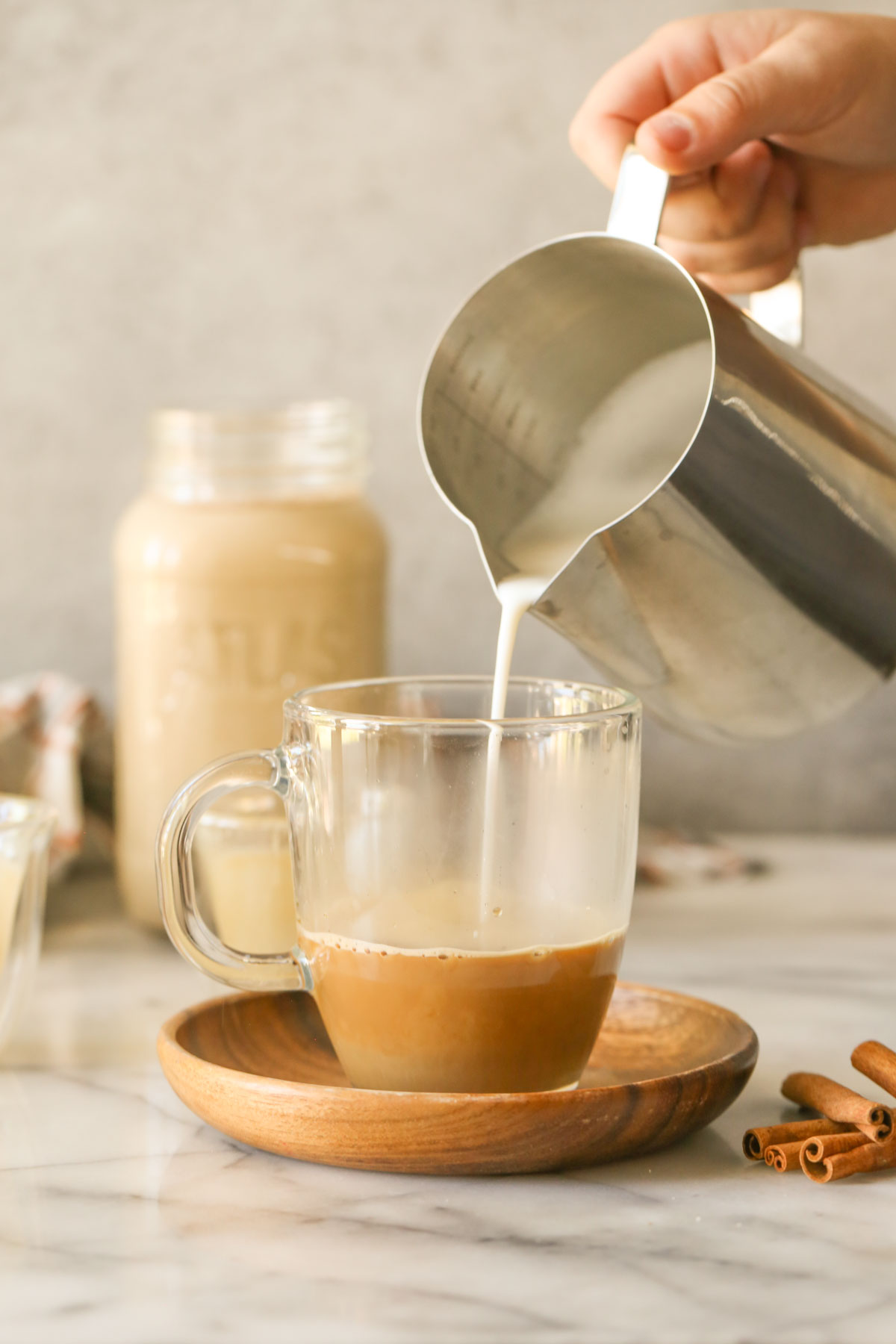 How to Make Homemade Coffee Creamer with Cinnamon