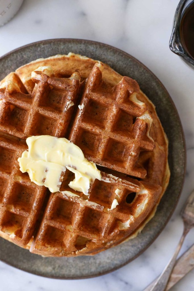 Overnight Sourdough Waffles - Lovely Little Kitchen