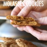 These Sourdough Ginger Molasses Cookies have a soft, chewy texture and are perfectly spiced with cinnamon, ginger, and cloves.